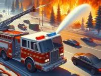 Fire Truck Driving Simulator 2024 .